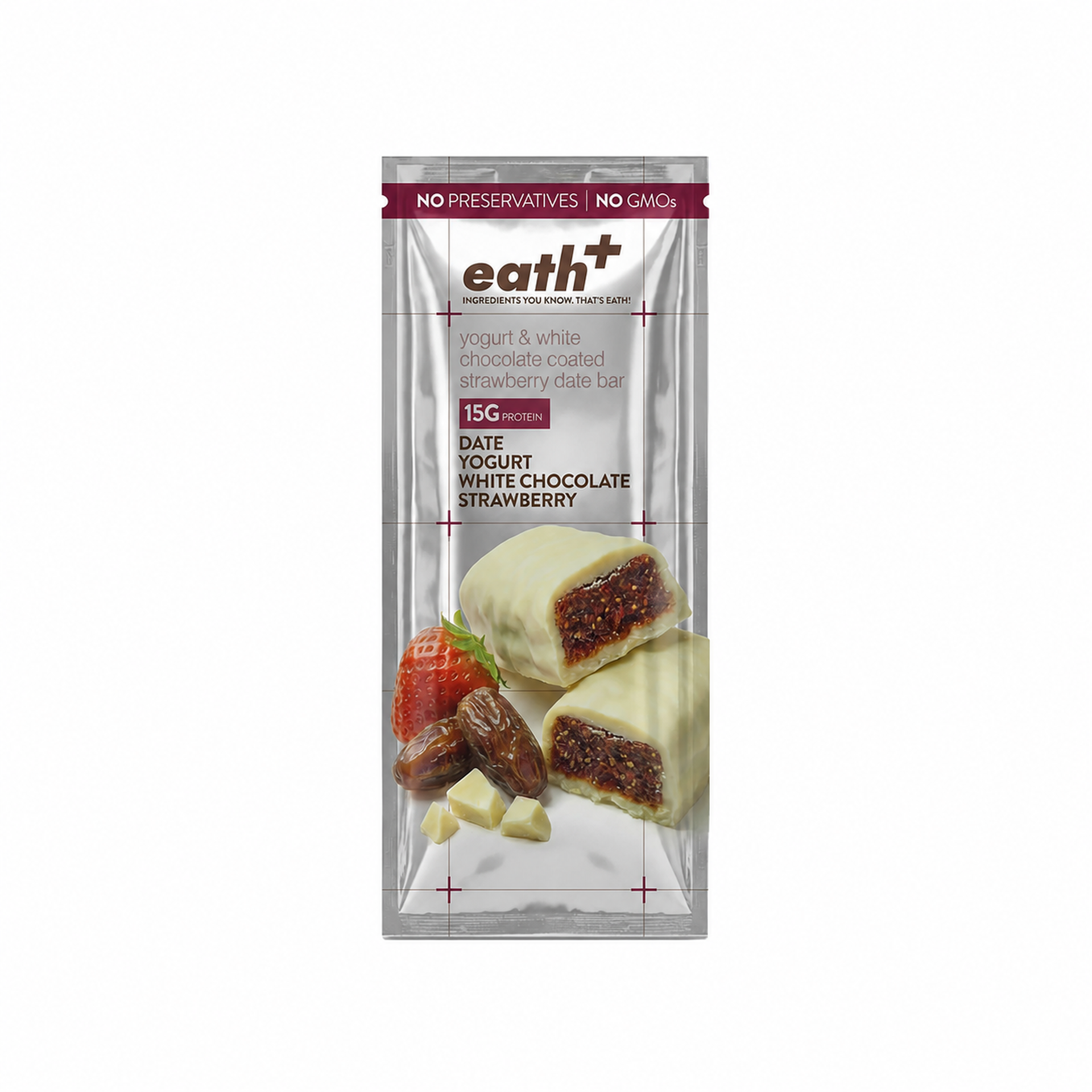 Date Yogurt White Chocolate Strawberry