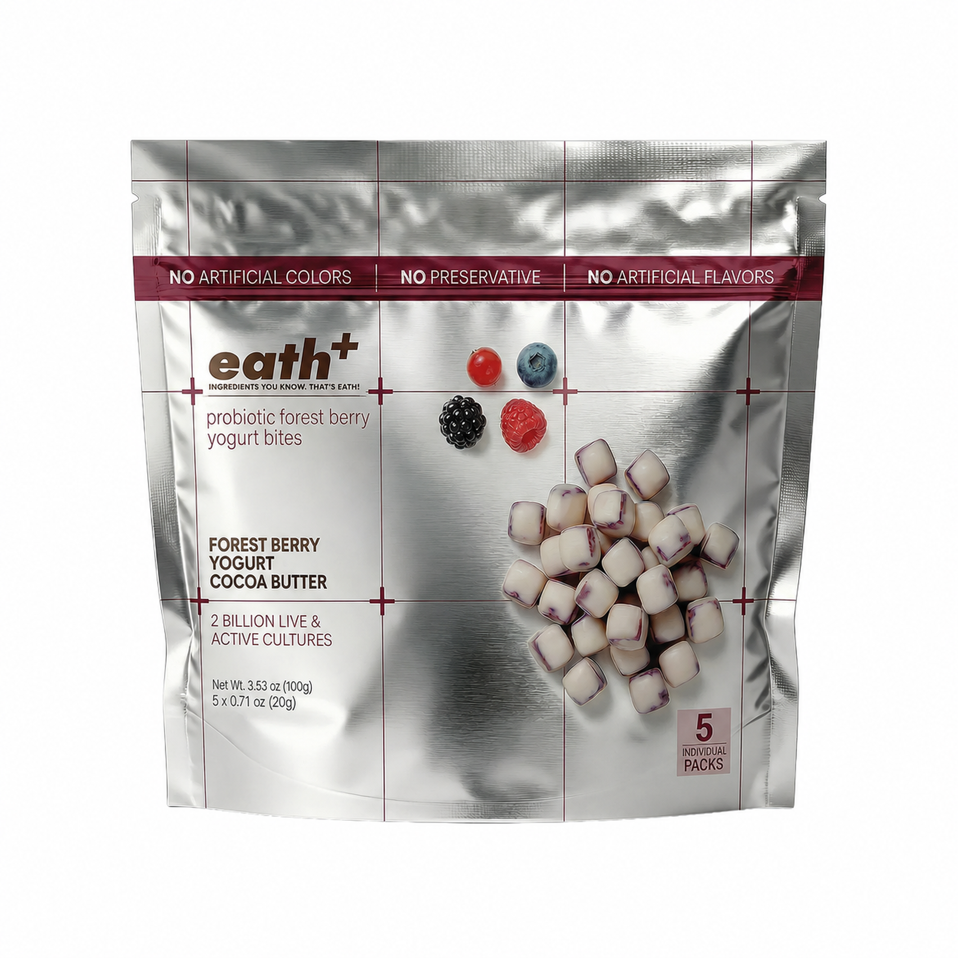 Probiotic Yogurt Bites - Forest Berry
