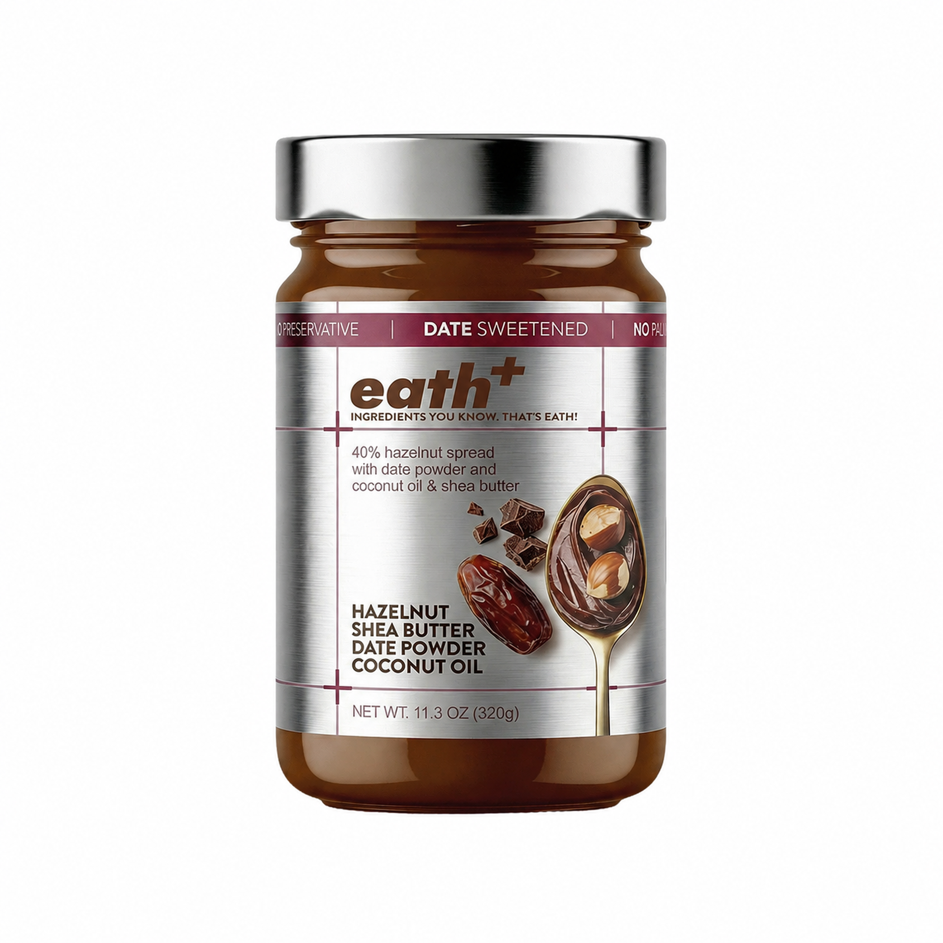 Hazelnut Shea Butter Date Powder Coconut Oil